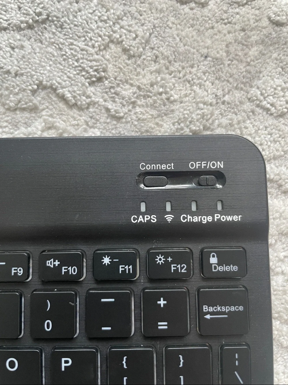Wireless Bluetooth Tablet Keyboard - Black